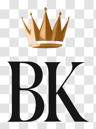 Bk Logo - BK Royal Monogram Logo Transparent PNG