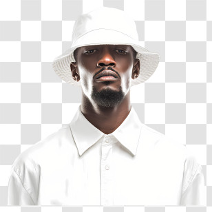 Model Man - Stylish Man In White Outfit Transparent PNG