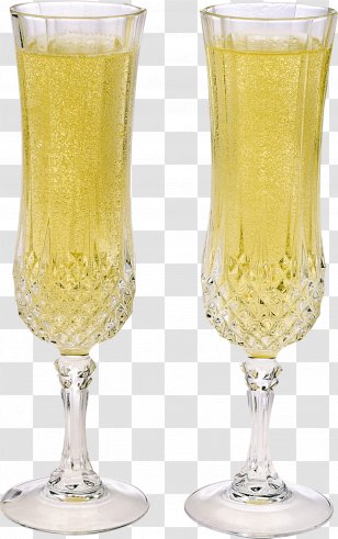 Champagne Glass Wine Cocktail - Stemware - Image Transparent PNG