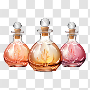 Perfume Bottle - Decorative Perfume Bottles Design Transparent PNG