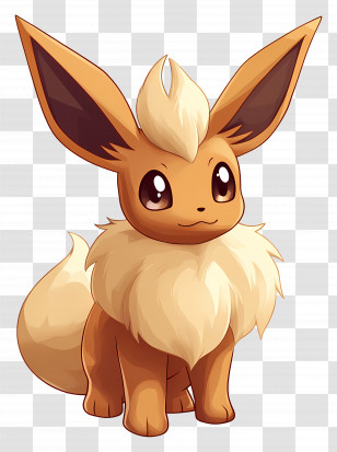 Eevee - Cute Eevee Pokemon Character Transparent PNG