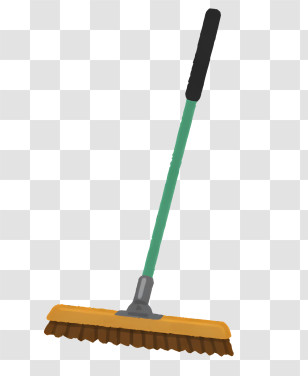 Icon - Broom With Long Handle For Cleaning Transparent PNG