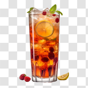 Ice Tea
 - Refreshing Iced Tea With Lemon And Mint Transparent PNG