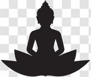 Buddhism Buddhist Meditation Buddharupa Clip Art - Silhouette Transparent PNG