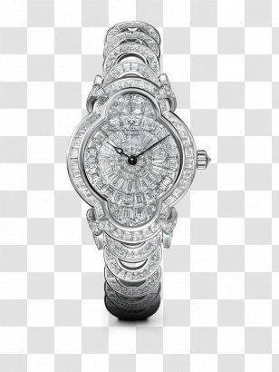 Vacheron Constantin Watch Jewellery Diamond Clock - Mechanical - Watches Silver Female Form Transparent PNG