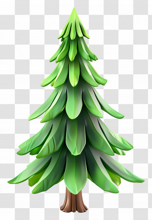 Fir Tree - Green Pine Tree Illustration Transparent PNG