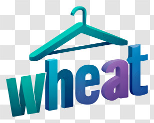 Wheat - Wheat Brand Hanger Logo Transparent PNG