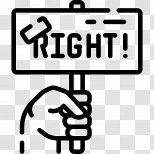 Right Sign - Right Direction Sign Icon Transparent PNG