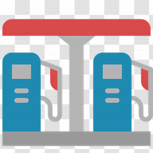 Gas Station - Modern Gas Station Transparent PNG