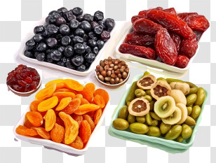 Vector Draw Character Design - Assorted Dried Fruits And Nuts Platter Transparent PNG