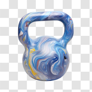 Workout
 - Marbled Kettlebell For Training Transparent PNG