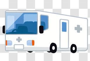 Icon - Medical Ambulance Transport Vehicle Illustration Transparent PNG