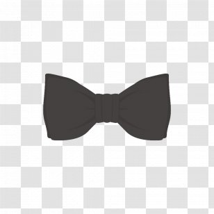Bow Tie Download Clip Art - Black And White - Gentleman Transparent PNG