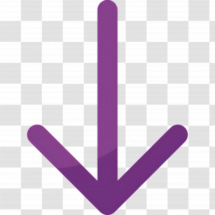 Down Arrow - Purple Downward Arrow Symbol Transparent PNG