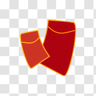 Red Pantsuit - Red Envelopes For Festive Occasions Transparent PNG