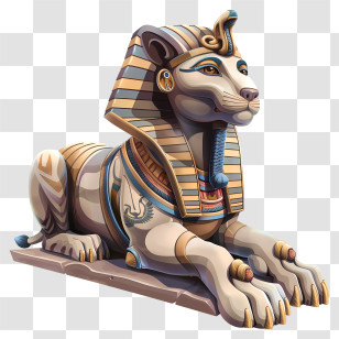 Egypt Sphinx - Ancient Egyptian Sphinx Statue Transparent PNG