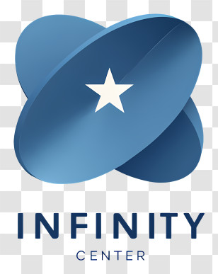 Infinity Logo - Blue Infinity Center Logo Transparent PNG