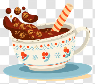 Mug Of Cocoa - Cup Of Hot Chocolate With Cinnamon Transparent PNG