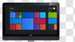 Laptop Dell Desktop Computers - Computer Monitor Transparent PNG