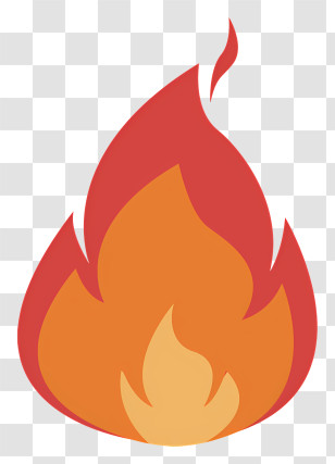 Fire Pit - Gradient Flame Illustration Design Transparent PNG