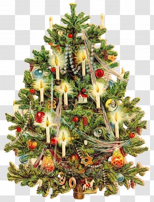 Christmas Tree - Watercolor - Interior Design Holiday Ornament Transparent PNG