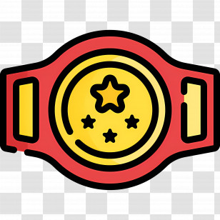Champion Belt - Champion Belt Icon Design Transparent PNG