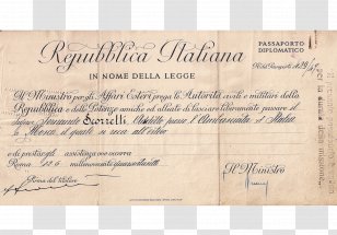 Italy Diploma Moscow Italian Passport - Government Of - Passports The European Union Transparent PNG