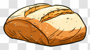Bakery Bread - Fresh Loaf Of Bread Illustration Transparent PNG