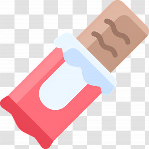 Protein Bar - Chocolate Bar In Wrapper Transparent PNG