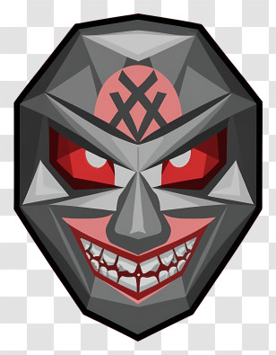 Skull - Scary Evil Mask Illustration Transparent PNG