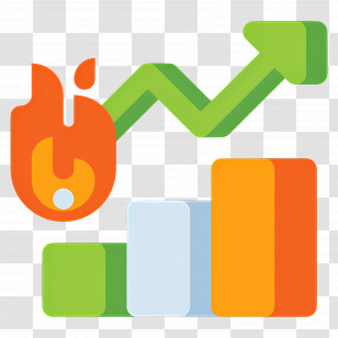 Growth Arrow - Growth Chart Showing Business Progress Transparent PNG