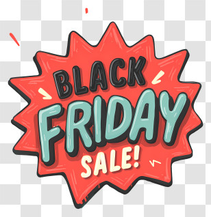 Black Friday Sale - Black Friday Sale Burst Badge Transparent PNG