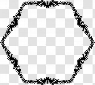 Art Deco Ornament Picture Frames Clip - Necklace Transparent PNG