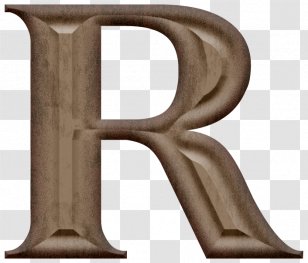 Wood Carving Sculpture - Letter R Transparent PNG