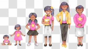 Human Life Cycle - Family Growth Stages Illustration Transparent PNG