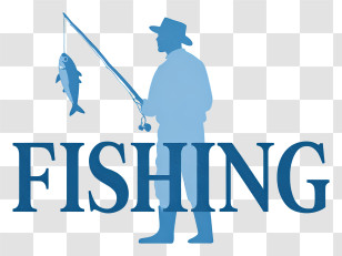 Fishing Logo - Fishing Logo Silhouette Transparent PNG