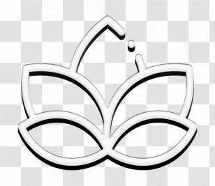 Lotus Flower Icon Spiritual Icon Yoga Icon Transparent PNG