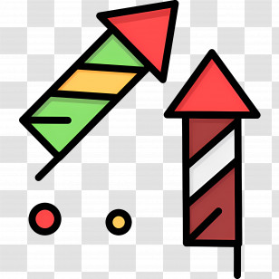 Firecrackers - Colorful Fireworks Illustration Transparent PNG