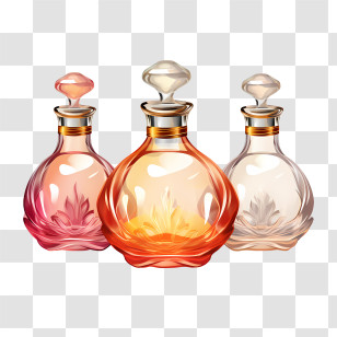 Perfume Bottle - Perfume Bottles With Elegant Design Transparent PNG