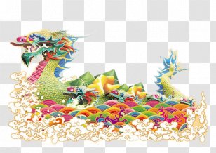 Dragon Boat Festival Poster Bateau-dragon - Fictional Character Transparent PNG