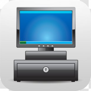 Cash Register Drawing Point Of Sale - Computer Monitor - Barcode Design Transparent PNG