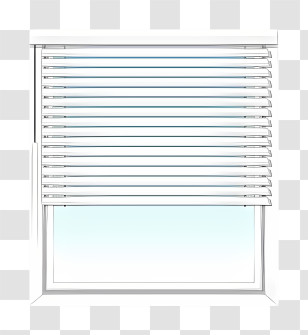 Icon - White Window Blinds Transparent PNG