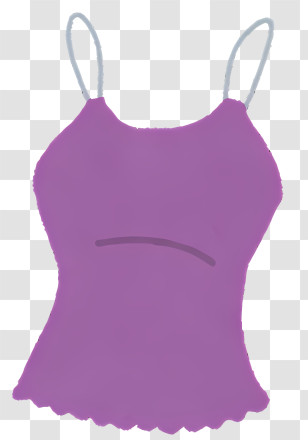 Life - Purple Tank Top Transparent PNG