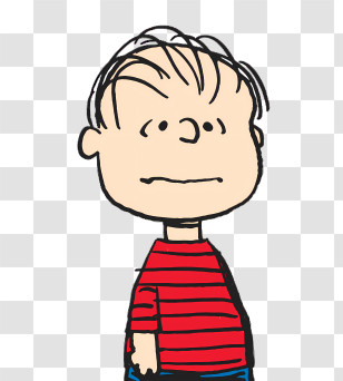 Snoopy - Linus In Red Shirt Transparent PNG
