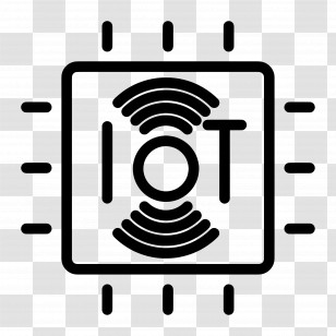 Internet Of Things - IoT Chip Icon Transparent PNG