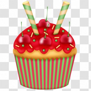 Cupcake Muffin Molten Chocolate Cake Bakery - Pasteles Transparent PNG