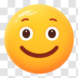Happy Face Emoji - Yellow Smiley Face Emoji Transparent PNG