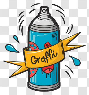 Art - Graffiti Spray Can Transparent PNG