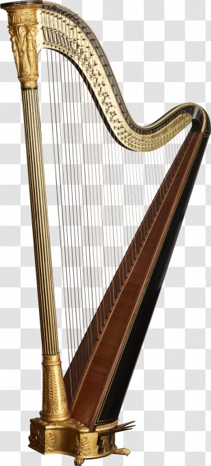 Violin Cartoon - String - Harpist Folk Instrument Transparent PNG