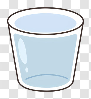 Cartoon - Glass Of Water Cartoon Illustration Transparent PNG